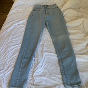 Fashion Nova Light Wash High Waisted Skinny Jean